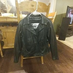 Leather and Hawgs leather jacket